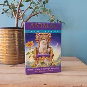 Animal Tarot Cards, Doreen Virtue & Radleigh Valentine, 78-Card Deck + Guidebook